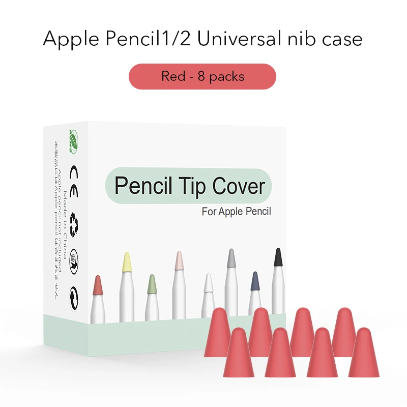 Сменный наконечник пера для Apple Pencil IPad Pro Stylus Защитная крышка сенсорного экрана 1 2