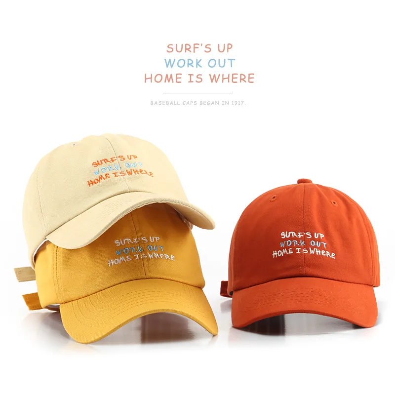 

Summer Unisex outdoor Shade Baseball Cap Cotton Men casual Women Letter Embroidery fashion adjustable Snapback Couple Hat A130