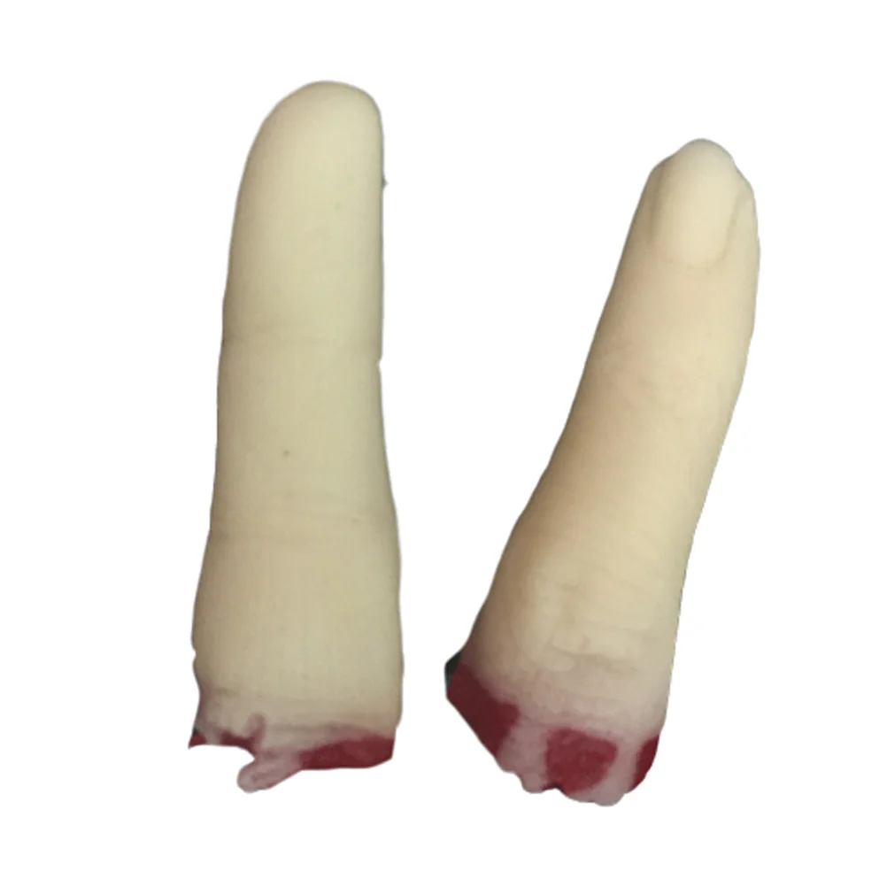

8pcs Props Simulation Broken Fingers Realistic Horror Novetly Injured Finger Toys Simulation Blood Broken Finger Haunt
