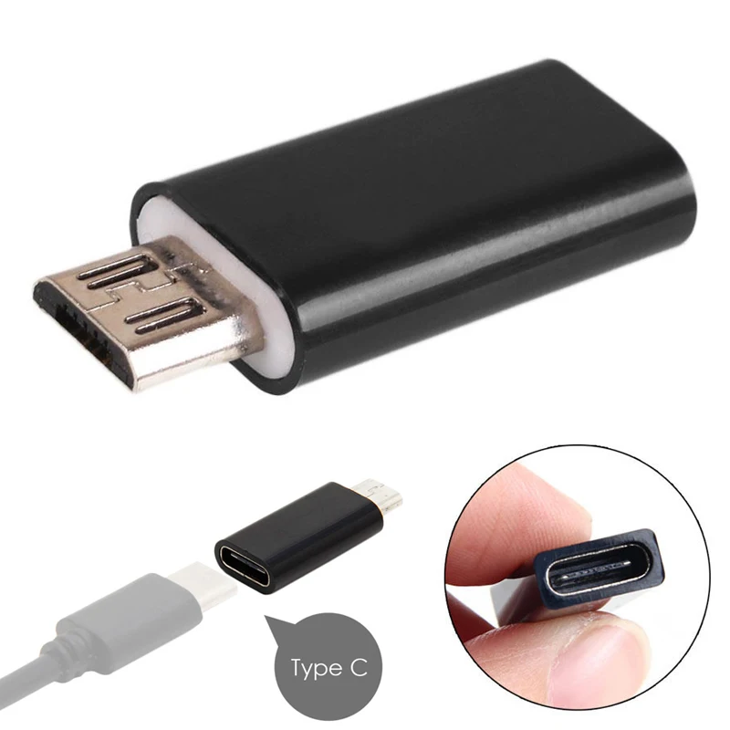 USB 3.1 Type C Female to Micro Male Data Adapter Converter Connector USB-C Usb Cell Phone Accessories | Мобильные телефоны и
