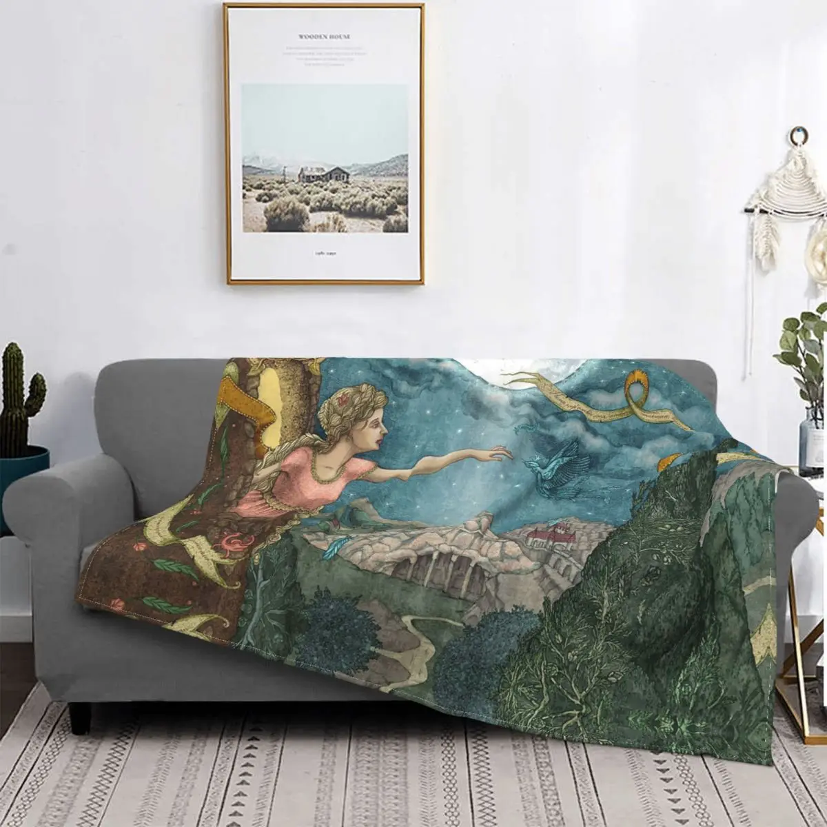 

Märchen Prinzessin Florine Decken Flanell Alle Series, винтажная фантазия Warme Werfen Decken для дивана Schlafzimmer bettwhatsche Wirf