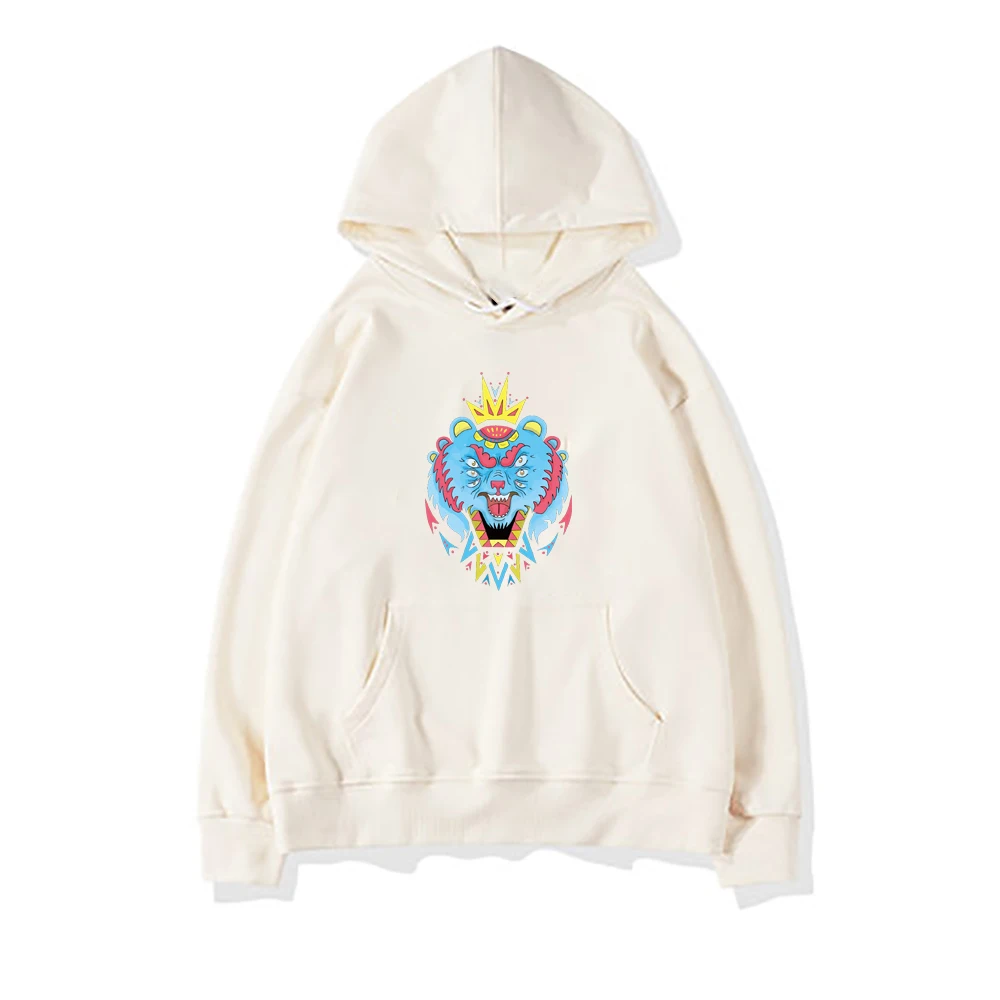 

Six-eyed Monster Print Woman Sweatshirts 2021 Fashion Hip Hop Warm Hoodie Fashion Casual Clothes Autumn Loose Female Hoodies