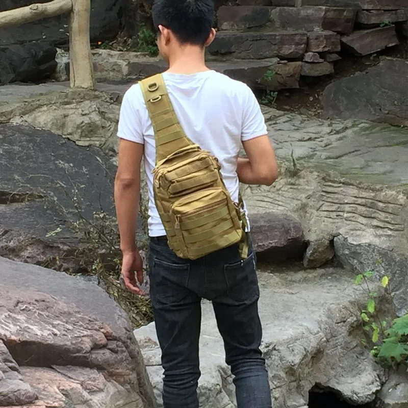 Большая тактическая нагрудная сумка военные охотничьи рыболовные сумки Молл для