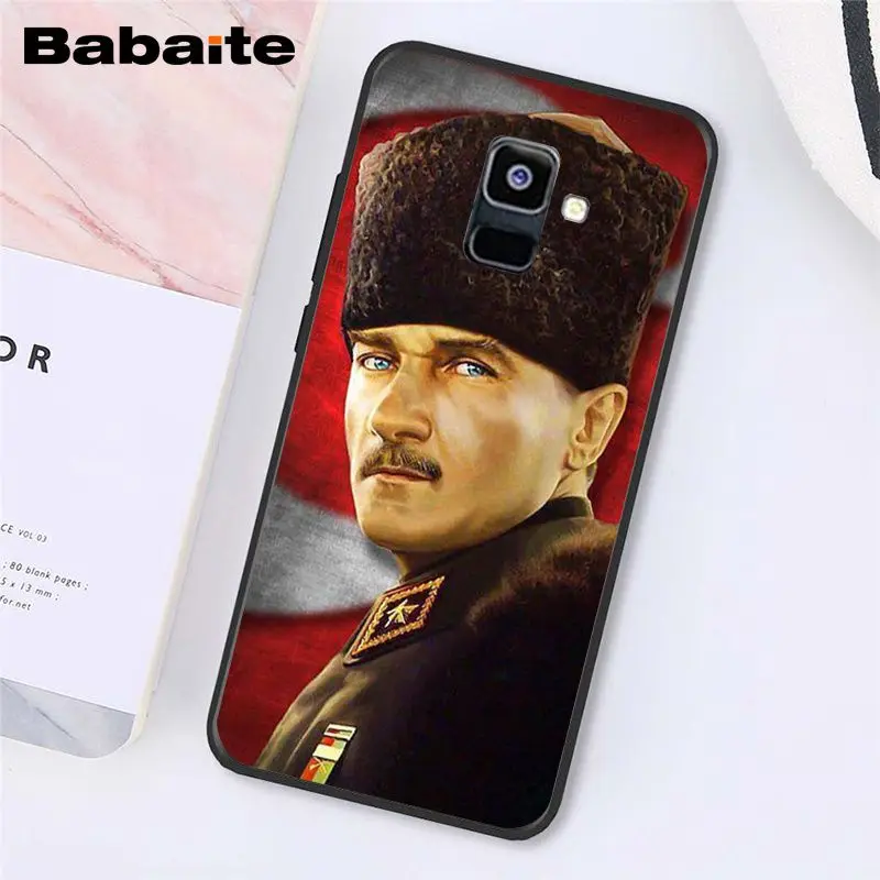 A11 Babaite Turkey Mustafa Kemal Ataturk Phone Case For Samsung Galaxy A7 A50 A70 A8 A3 A6 A6Plus A8Plus A9 - Цвет: A11