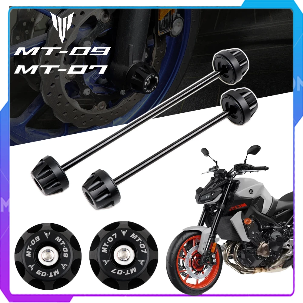 Задний Передний мост вилка крушение слайдер для YAMAHA MT 07 FZ 2014 2021 MT07 FZ07 MT09/SP FZ09