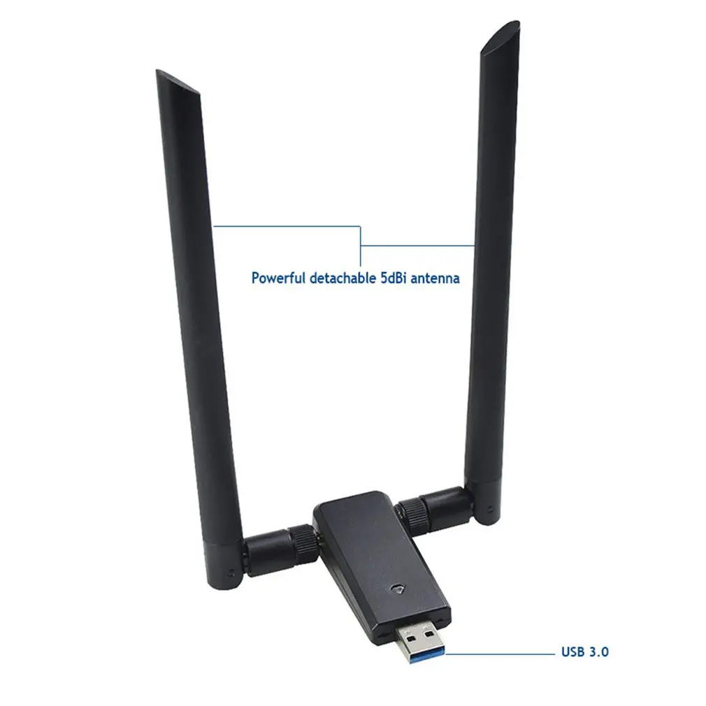 1200 Мбит/с длинный диапазон двухдиапазонный 5 ГГц беспроводной USB 3 0 WiFi сетевой
