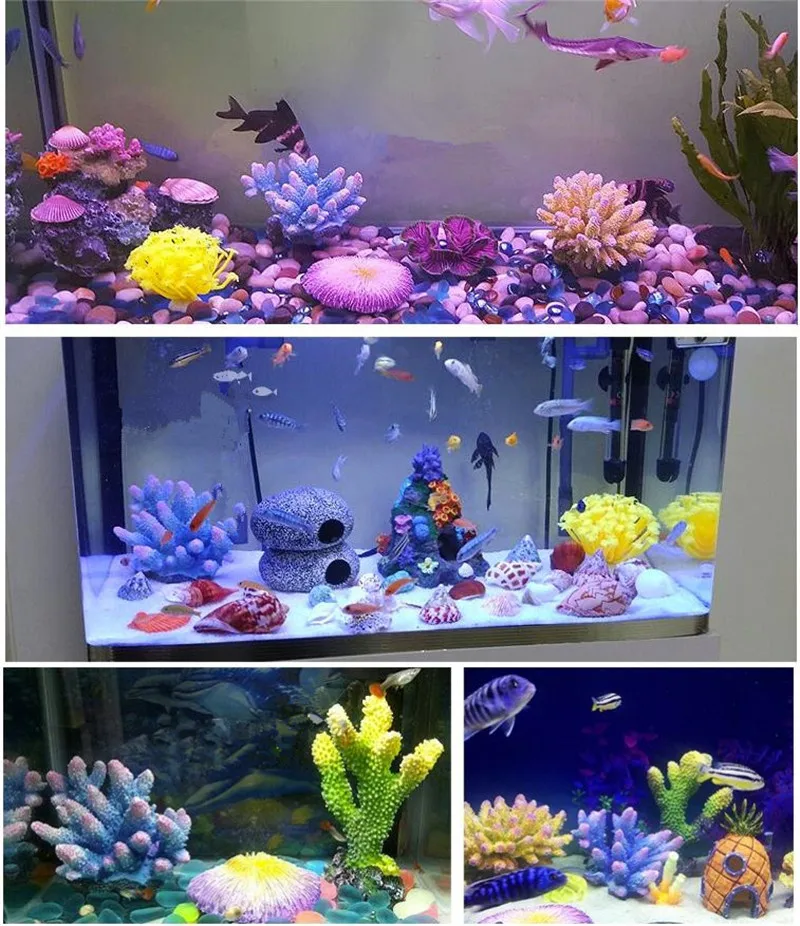 Аквариумный искусственный Коралл украшение для аквариума коралловый риф