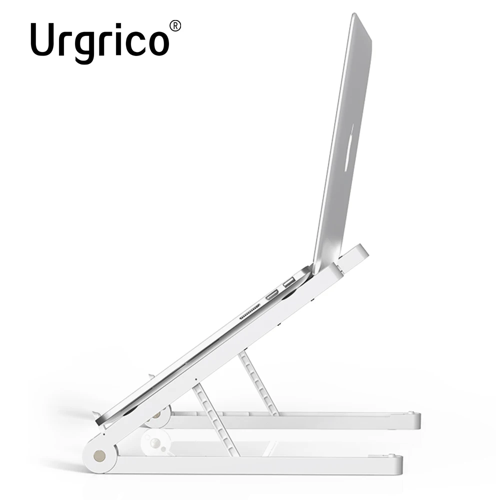 

Urgrico Foldable Laptop Stand for Notebook stand ABS Adjustable Cooling Bracket portable Laptop Holder for Computer Accessories