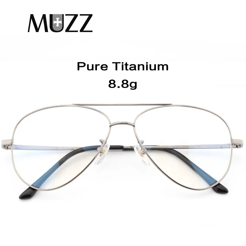 Pure Titanium Prescription Frame Pilot Men Oversize Eye Glasses Frame Optical Myopia Eyeglasses High-quality Frame for Women