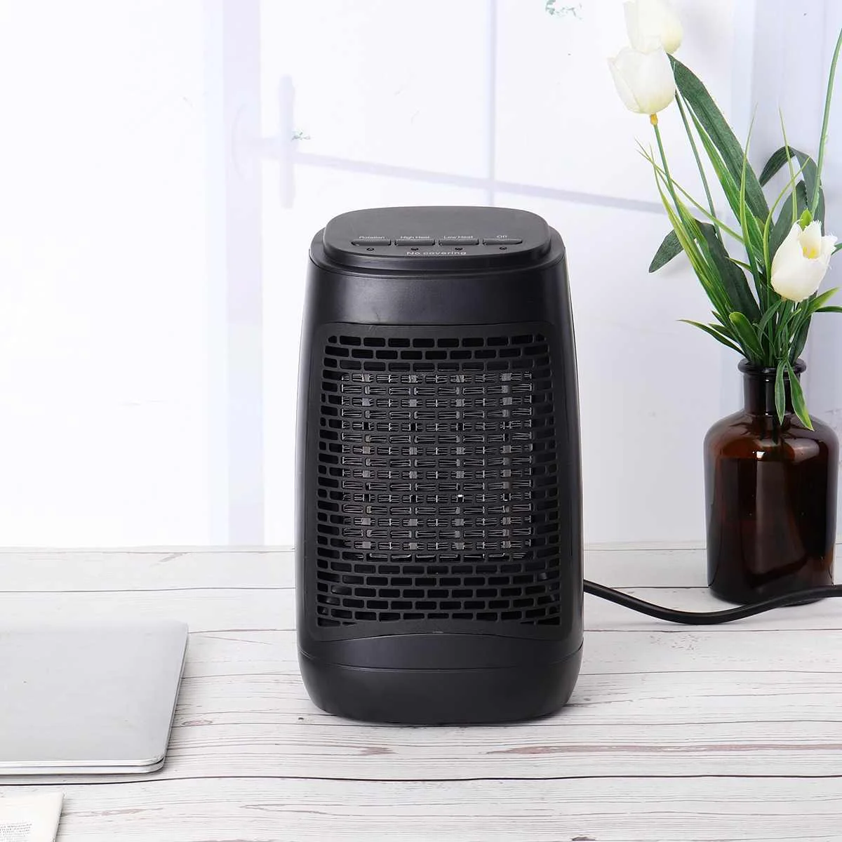 

1200W High-power Electric Heater Fan 3Gears Adjustable 3 Seconds Heat Industrial Heaters Electric Room Warm Air Heater 220/110V