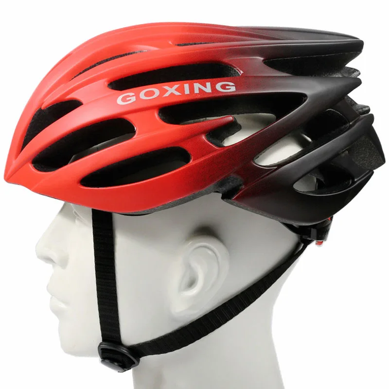 Шлем велосипедный GOXING для мужчин и женщин Спортивная Защитная Кепка красный