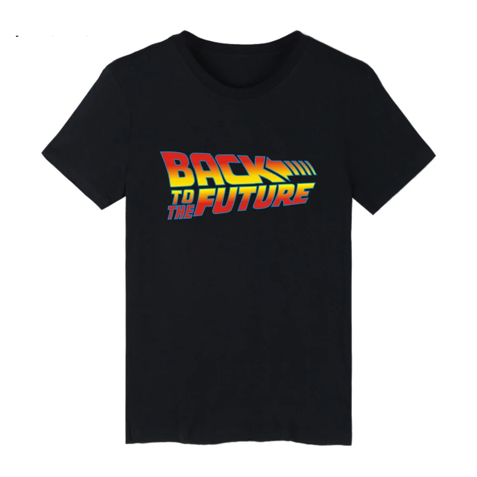 Back to the Future T-shirt Men/women Classic Movie Series Cotton Men's Personality Creative Novelty |