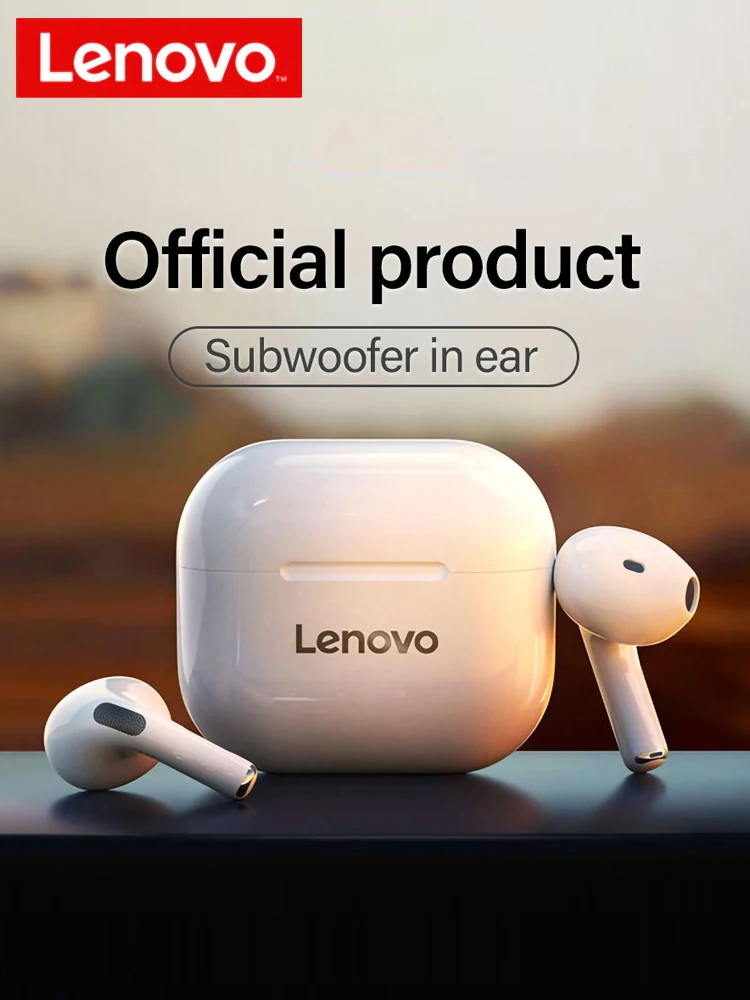 

Lenovo LP40 Wireless Headphone TWS Bluetooth 5.0 Earphones Dual Stereo Noise Reduction Bass Headset Touch Control Earbuds 300mAH