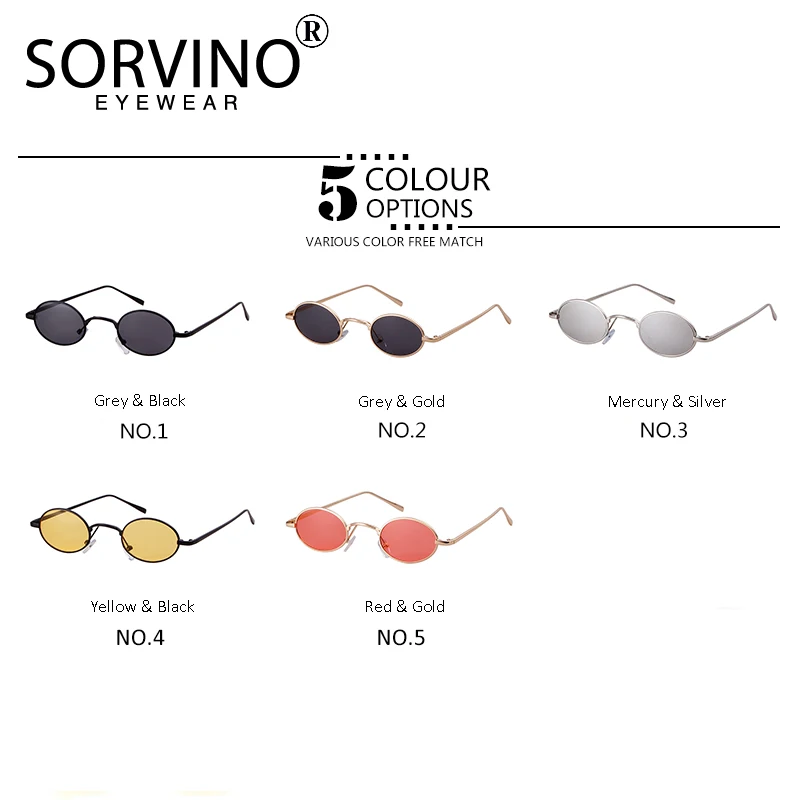 Женские узкие солнцезащитные очки в стиле стимпанк SORVINO винтажные маленькие