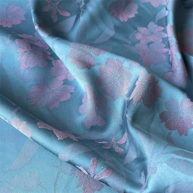 

Роскошная блестящая мягкая подвеска NEW242, искусственный шелк, жаккардовая ткань, ткань для рубашек, материалы для шитья «сделай сам»