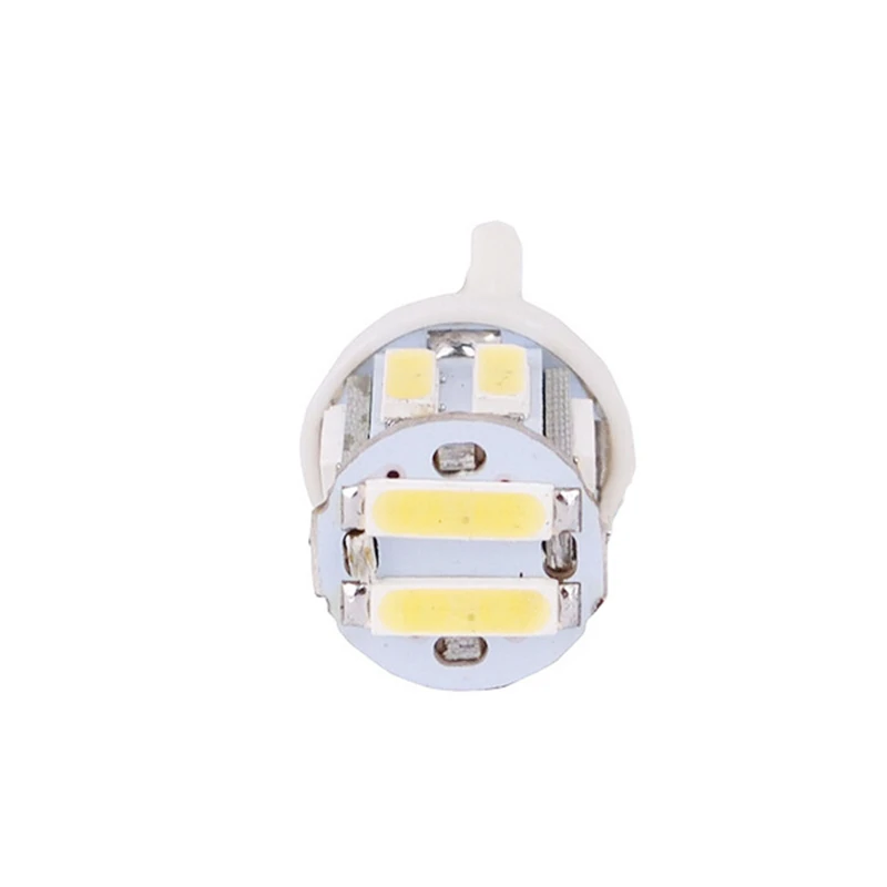 W5W 7020 10SMD Белый светодиодный 6000K поворотный боковый стоп-сигнал лампа стояночный