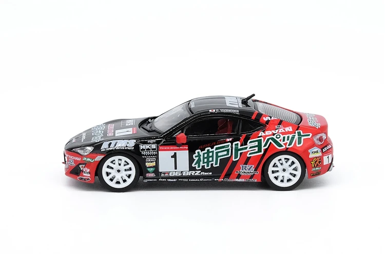 1:64 INNO INNO64 Toyota GT86 #1 ADVAN GAZZO Racing 86 /BRZ Race 2016 литая модель автомобиля|Наземный