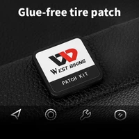 west biking glue free tire patch for bicycles riding tire patch boxed tools can combined set portable compact and easy to carry
