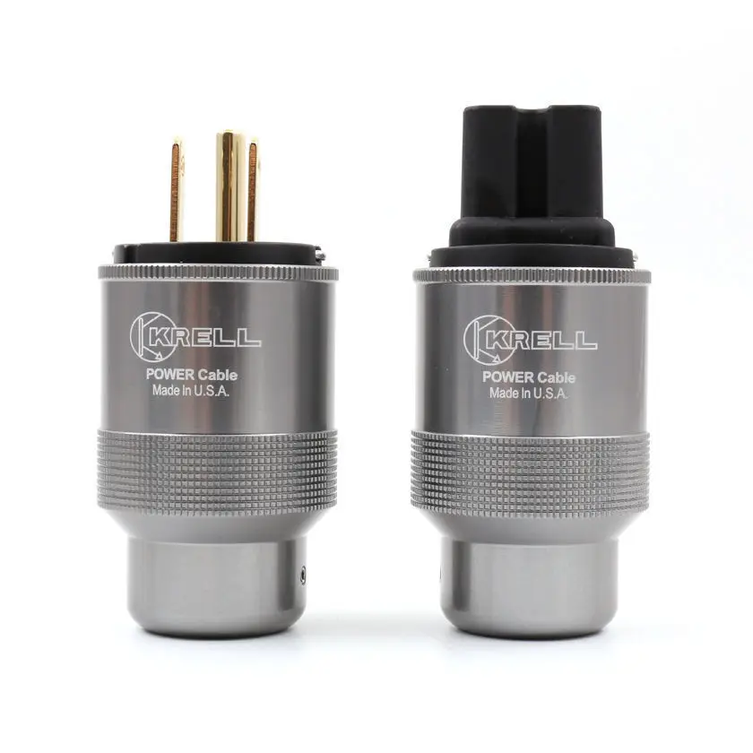 

Krell Gold Plated US Power Plug Connector Power Cord Plug IEC Female Connector MATIHUR High Quality