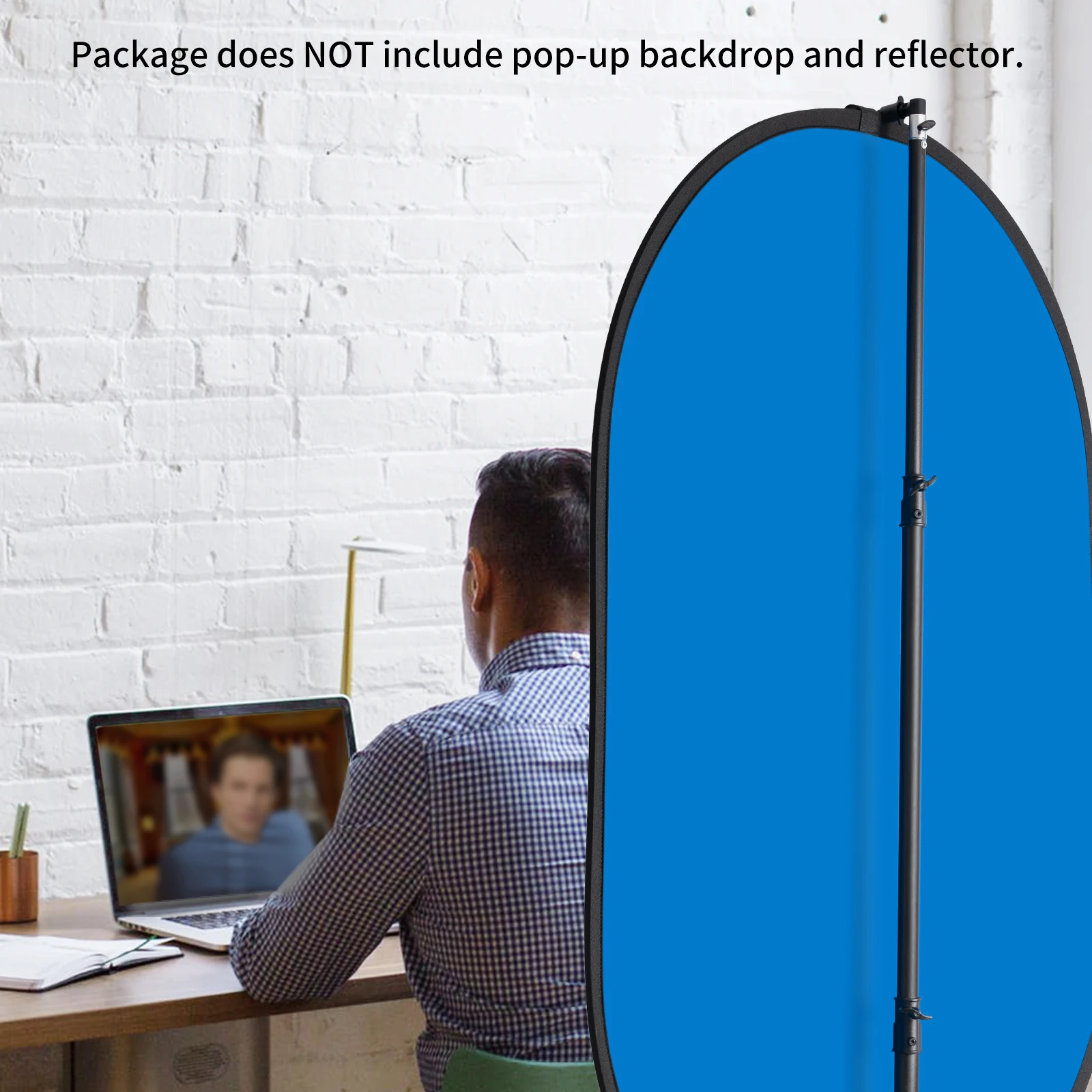 Регулируемый светильник штатив Selens Studio с отражателем и зажимом для фото