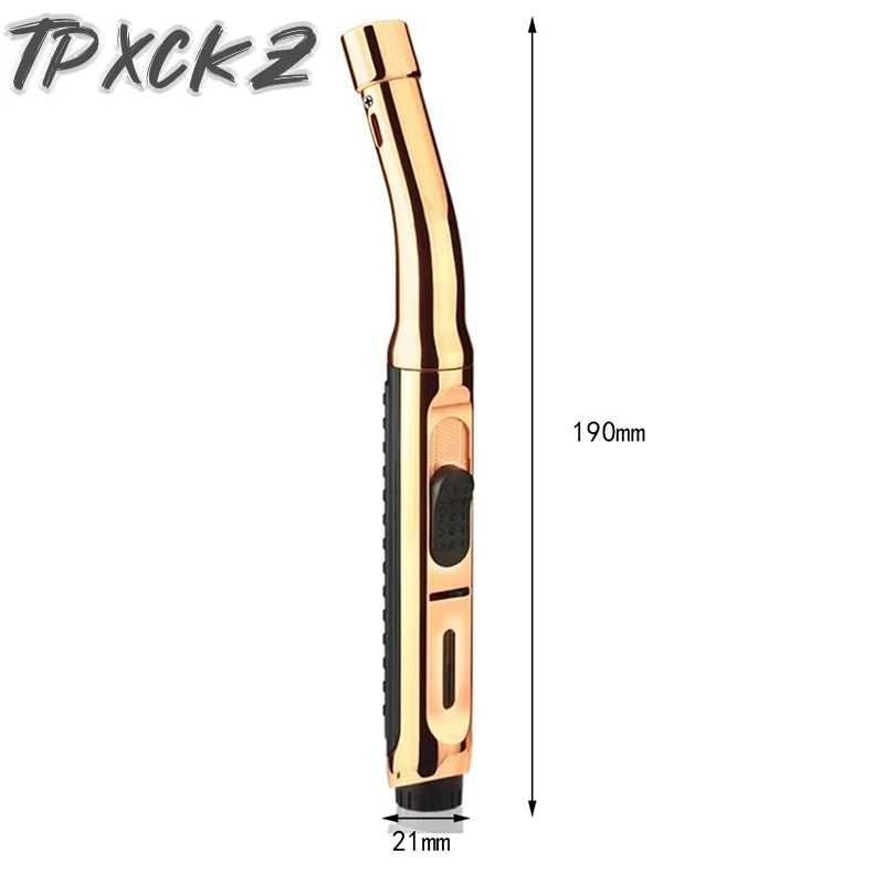 Супер длинные Кухня Пособия по кулинарии фонарь Зажигалка металлических газовых