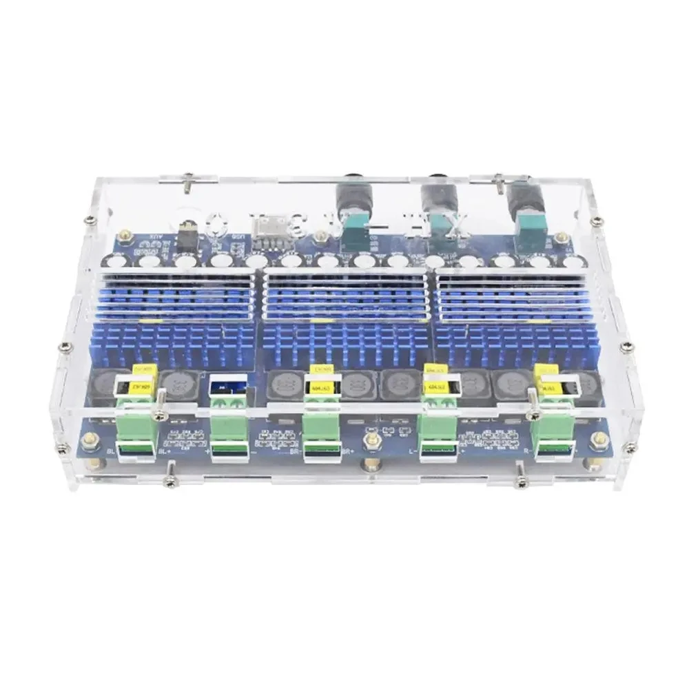 Цифровая плата усилителя Bluetooth 5 0 TDA3116D2 четырехканальный двойной бас 2*50 Вт + 2*100