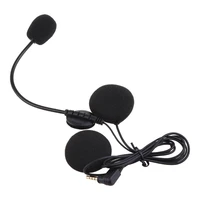 microphone speaker soft cable headset accessory for motorcycle helmet interphone intercom work with any 3 5mm plug