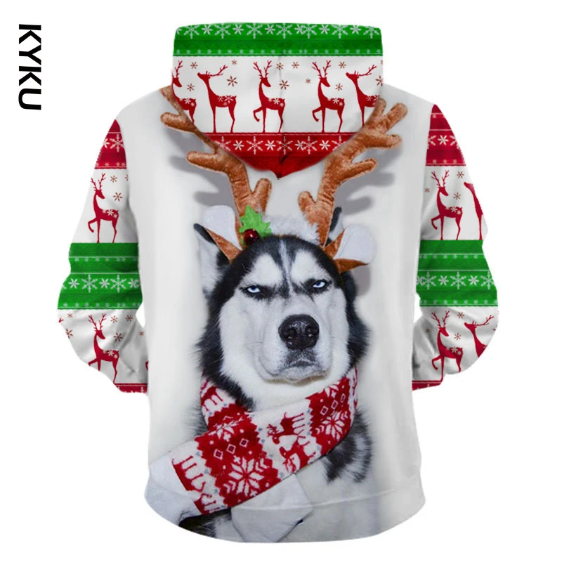 Забавная толстовка с капюшоном Симпатичные лосины унисекс толстовки