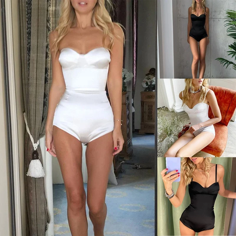 

Summer Sexy Catsuit Women's Sleeveless Jumpsuit Fashion Street Outfit