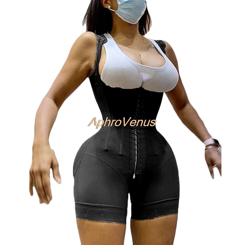 Fajas Reductoras Latex Body Shaper Levanta Cola Post Parto Surgery Girdle Slimming Underbust Corset  Butt Lifter Waistrainer