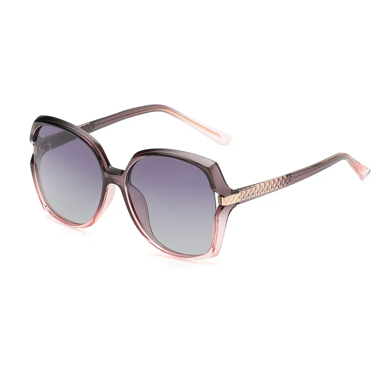 

2020 new fashion polarized sun glasses female large frame fashion sunglasses vintage oculos feminino gafas de sol mujer
