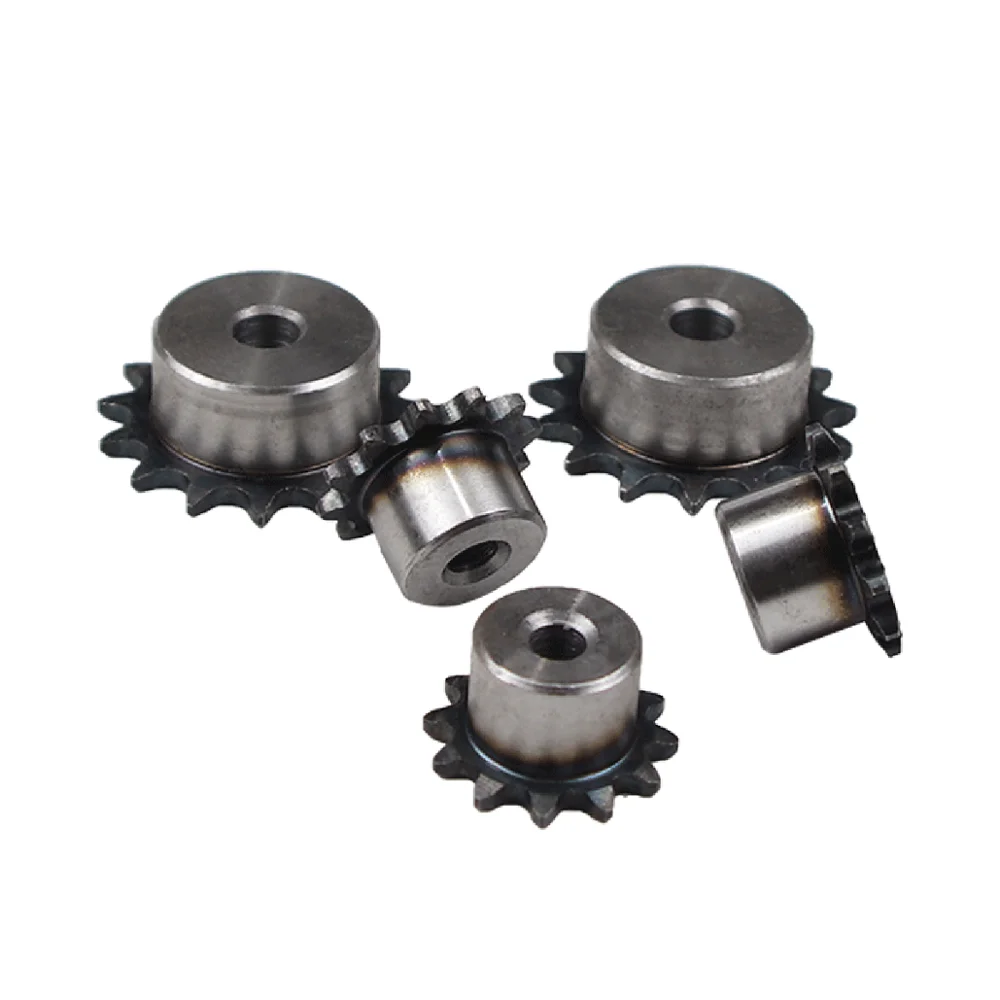 

1Pcs 45# Steel 05B Chain Drive Sprocket 10-28 Tooth Roller Chain Gear Pitch 8mm Industrial Sprocket Wheel
