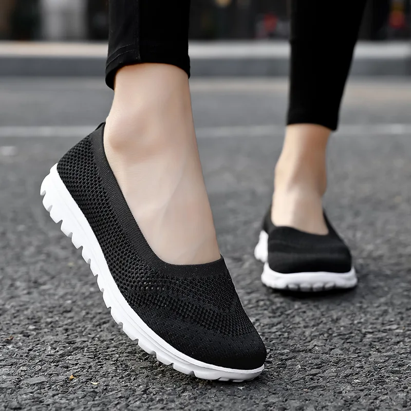 

Woman Sneakers Casual Fashion Wedge Platform Brand Girl Female Mesh White Luxury Shoes Women Designers 2021 Women Shoes