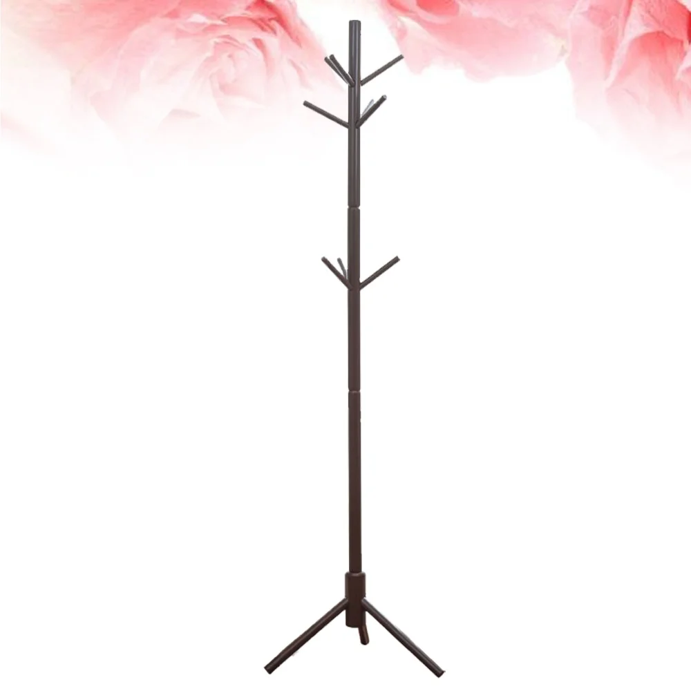 

1pc Wooden Coat Hat Stand Tree Holder Hanger Rack Tree Branch Coat Hanger Natural Clothes Organizing Rack(White)