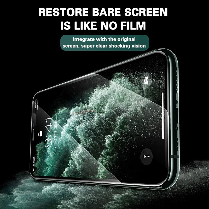 

2PCS Full Cover Glass on For iPhone 11 Pro Max XS MAX XR X Screen Protector Tempered Glass For iPhone 11 SE 10 7 8 6s Plus Glass
