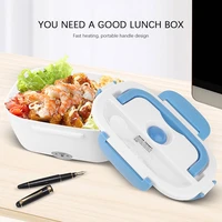 1 5l 110220v portable electric lunch box food grade bento lunch box heating food container 2 in 1 food warmer eu us car plug