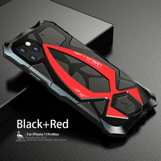Для iPhone 11 чехол противоударный спортивный автомобиль металлический алюминиевый