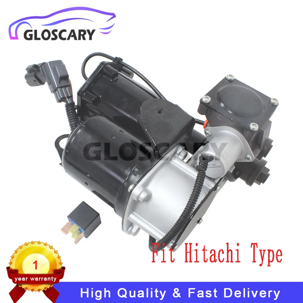 

Air Suspension Compressor Pump For Land Rover Discovery 3 LR3 Range Rover Sport Hitachi Type W/Relay LR023964 LR015303 LR044360