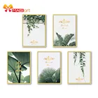 вышивка крестом наборы рукоделие, 11CT водорастворимый холст с узором 14CT, современный стиль, свежий, зеленый, для вышивки и рукоделия