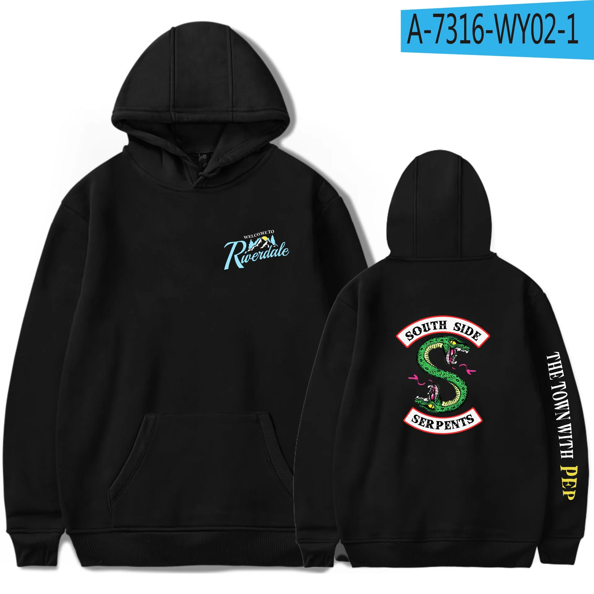 

dale Jughead Jones Wuz Here Female men Women Hoodies Harajuku Sweatshirts winter boy girl kids Hoody pullovers Casual Coat