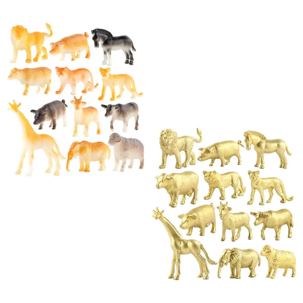 

Набор игрушечных животных, 12 шт., имитация слона, льва, диких животных, фигурки, набор моделей для малышей, детские подарки