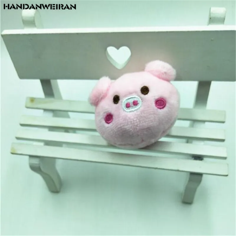 HANDANWEIRAN 1 шт. милая маленькая голова поросенка плюшевая игрушка