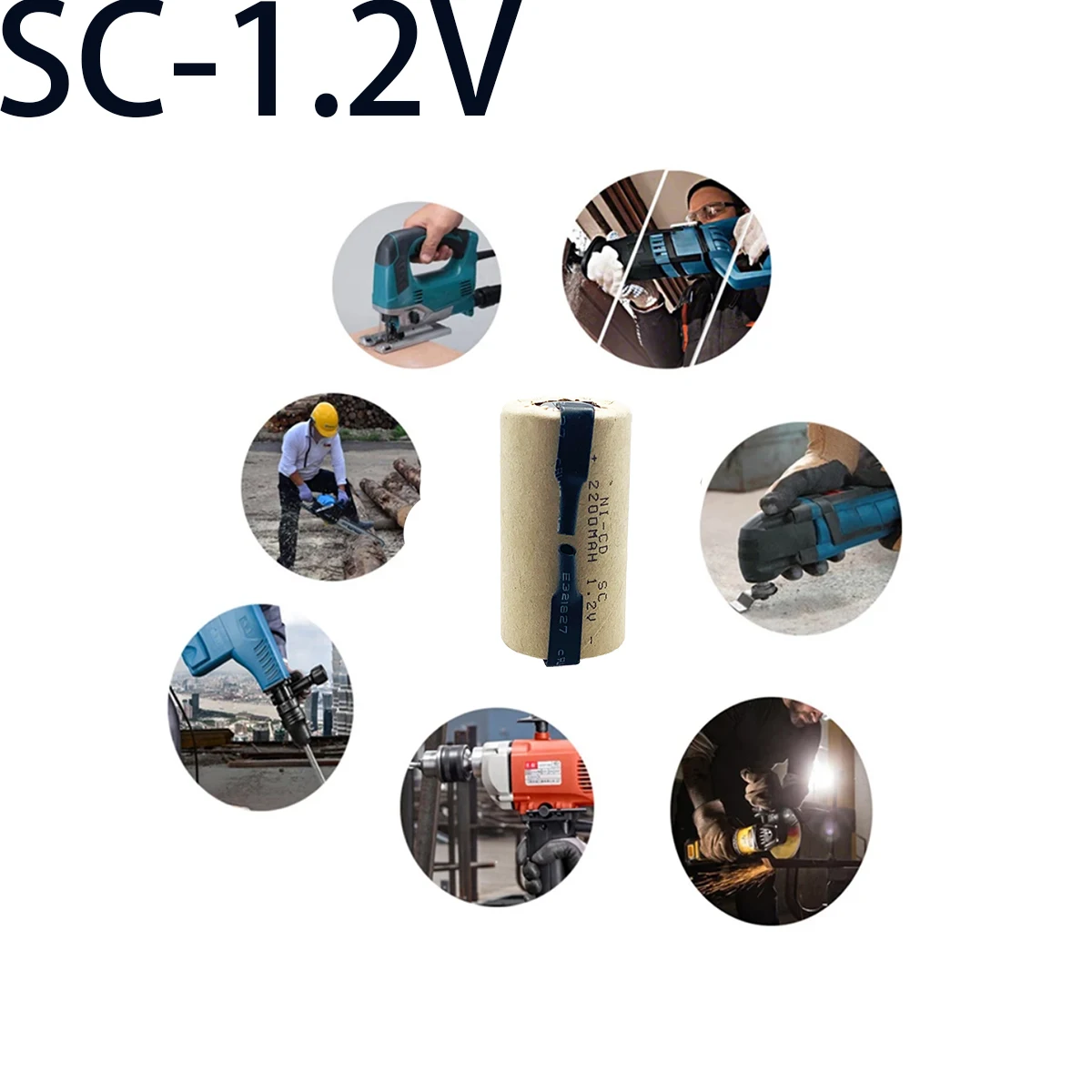 2200mAh перезаряжаемые-гидридных и никель-кадмиевых типов аккумуляторов для