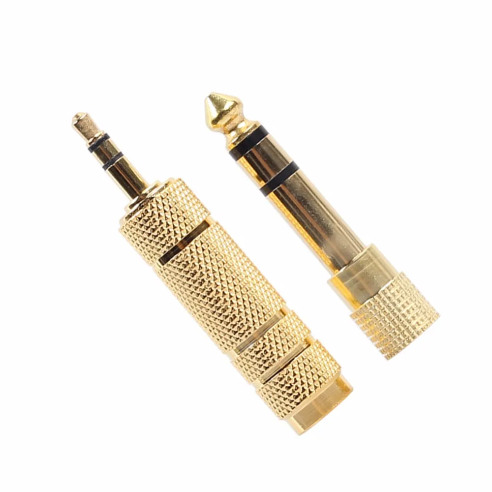 4pcs/set 3.5mm to 6.5mm 6.35mm Male Feamle Audio Cable Adapter 6.5 6.35 Jack To Plug 3.5 Stereo AUX Converter Amplifier | Электроника