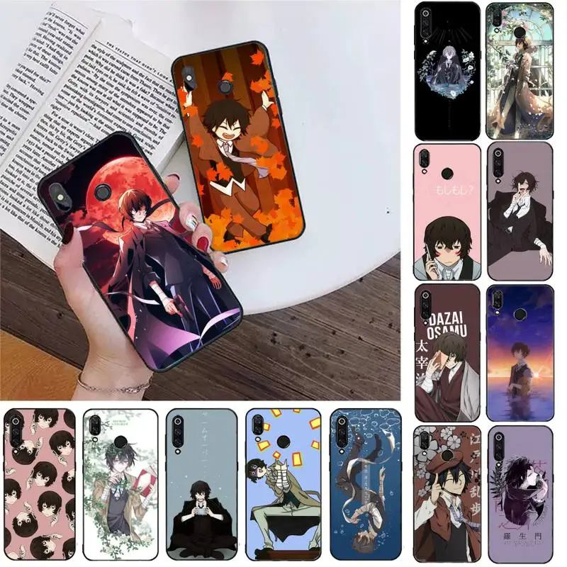 

Japan Anime Bungou Stray Dogs Dazai Osamu Phone Case For Redmi K20 4X GO for Redmi 6pro 7 7A 6 6A 8 5plus note 9 pro Capa