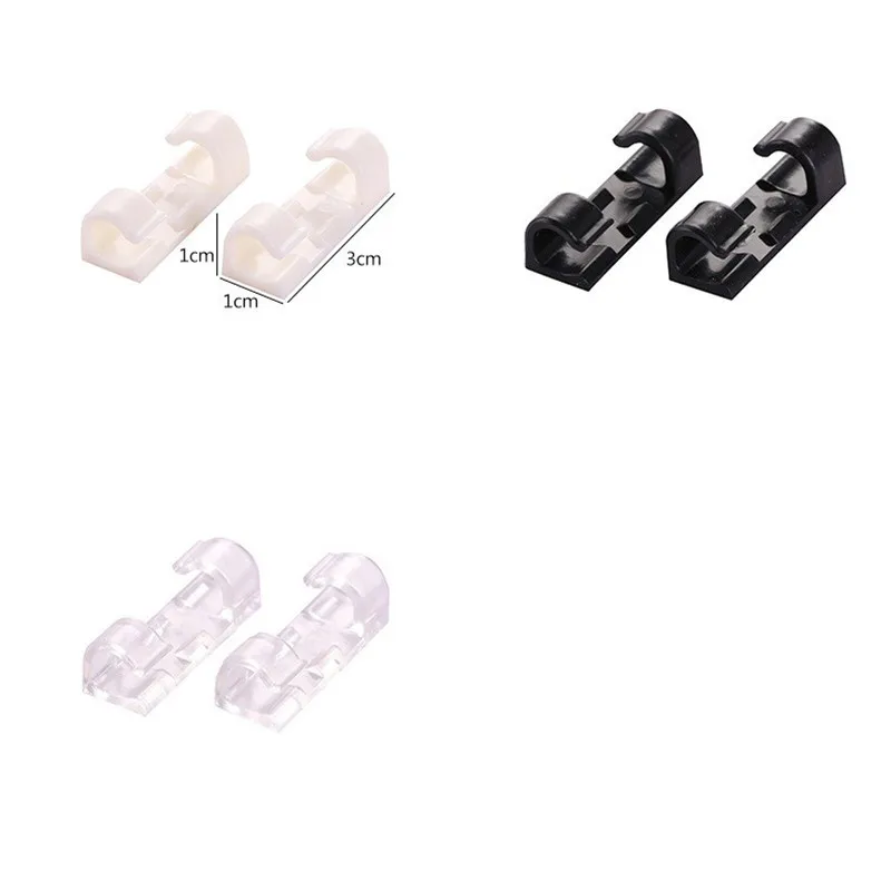

20pcs/16Pcs Wire Storage Clips Buckle Cable Housing Data Line Manager Securing Cable Clamp Finishing Fixed Decor Tool