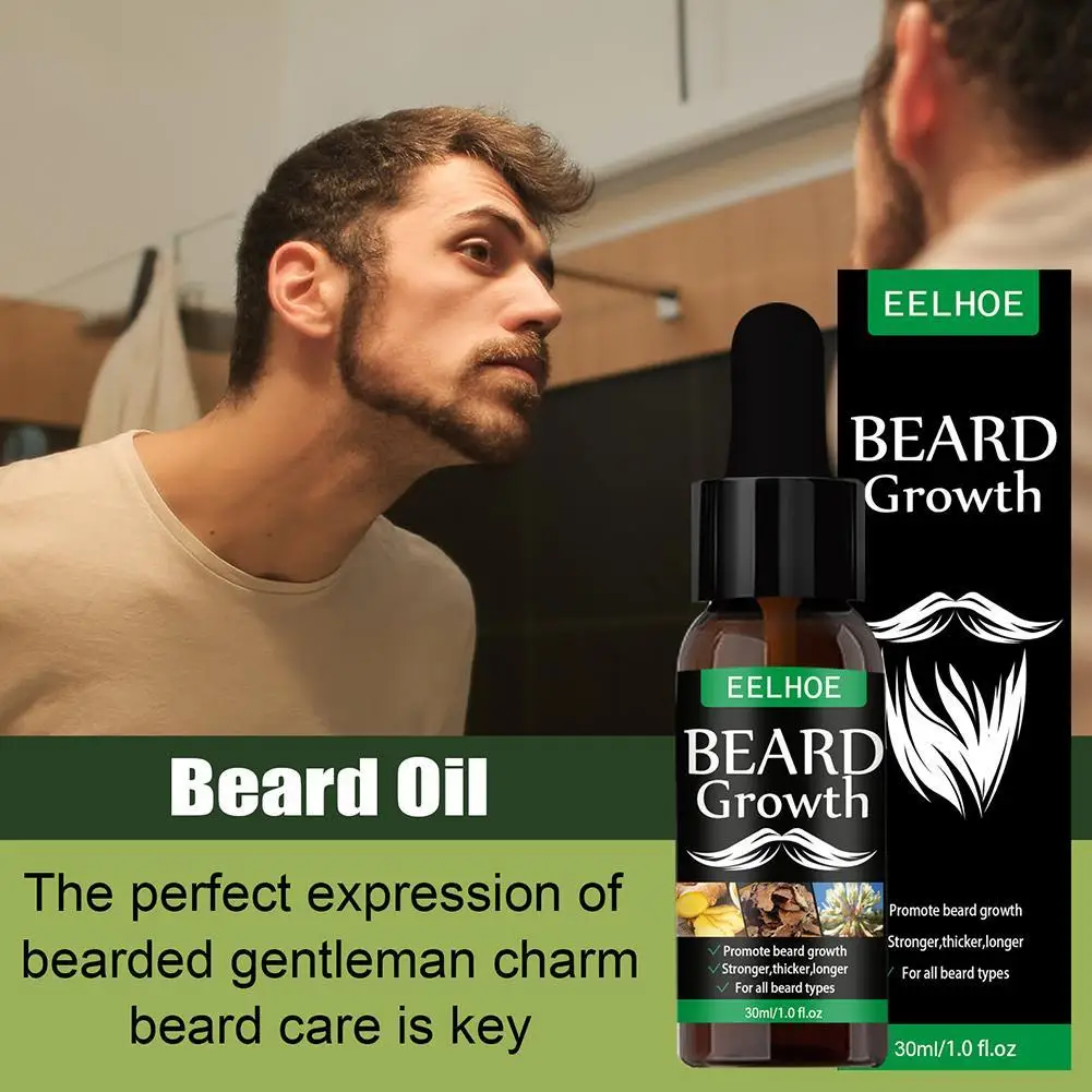 

40ml Beard Growth Oil Natural Accelerate Hair Grow Nourishing Beard Beard And Oil Enhancer Essential Hair B8W0