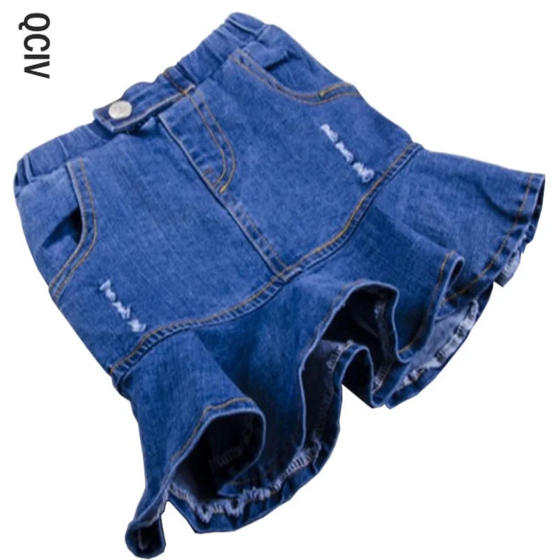 

Girls Spring and Summer Skirt New Girls Denim Skirt Fishtail Hip Skirt Children Skirts 2-7 Years Old