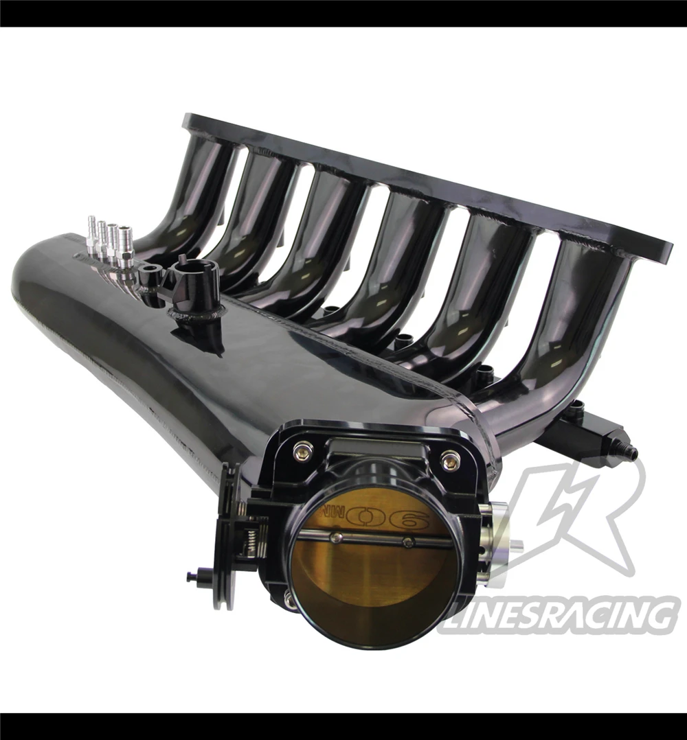 

Black Billet Intake Manifold w/ Fuel Rail+Throttle Body Fits For BMW E36 E46 325i 328i 323i