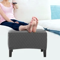 stretch sofa cover chair footstool foot rest stool bench cushion nonslip covers elastic furniture ottoman slipcover protector